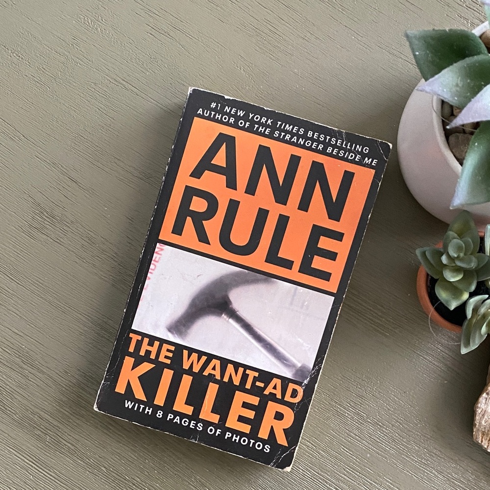 The Want-Ad Killer Paperback Book - Orange & Black